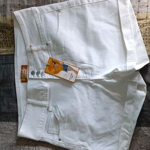 NWT White Wax Jean Shorts